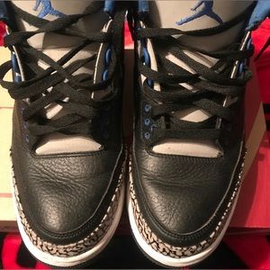 Air Jordan 3 Retro Sport Blue Shoes Size 11.5